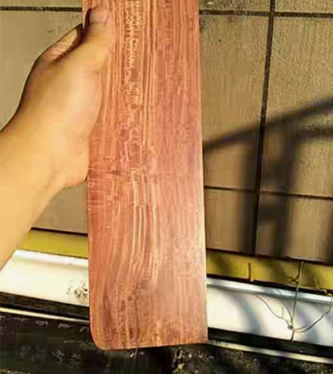 包邮现货-缅甸花梨水波纹炫彩键盘托44cm...