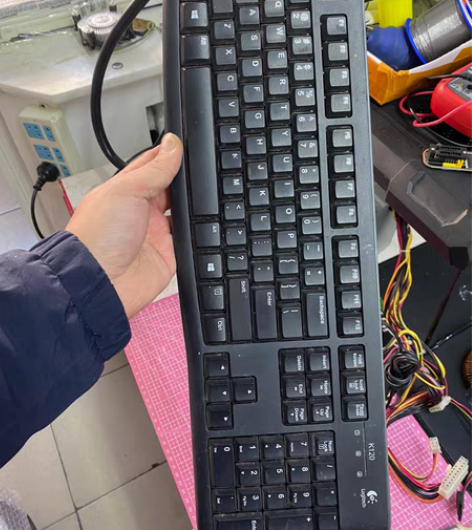 包邮罗技k120键盘，鼠标 不议价包邮??...