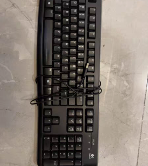 罗技K120有线键盘USB接口MK120键...