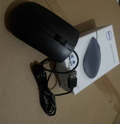 包邮全新DELL戴尔有线鼠标 商务办公笔记...