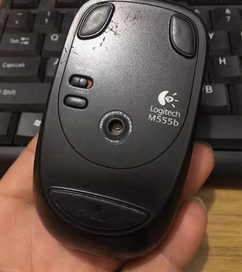 包邮罗技m555b无线蓝牙鼠标，光标不能动...