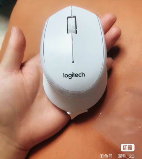 罗技M330无线鼠标轻音USB省电人体工程...