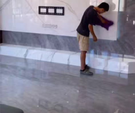 悬空岩板背景墙238/套，网红岩板悬空电视...