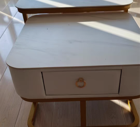 出售全新网红岩板茶几组合茶几。尺寸70+6...