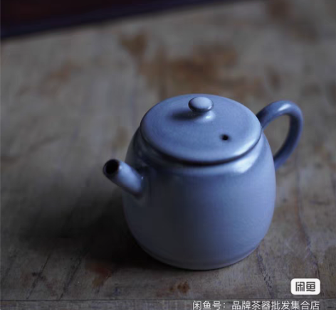 包邮梵山堂玉润苏打釉香兰小品壶 苏打釉老岩...