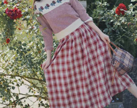 转卖白苏与老男人 《种玫瑰的女孩》复古条纹...