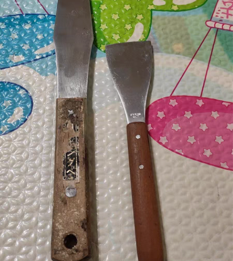 包邮二手日本铲刀软而硬，薄而挺。打包58元...