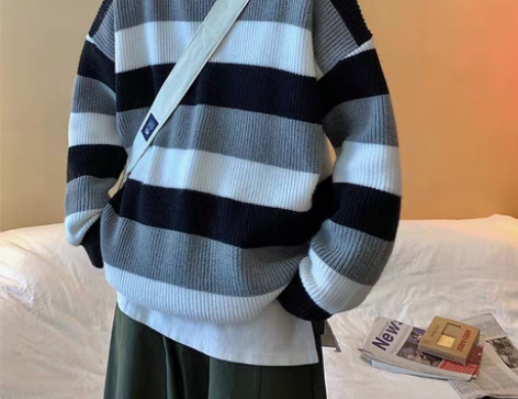 转卖高领毛衣男秋冬加厚潮牌ins设计感小众...