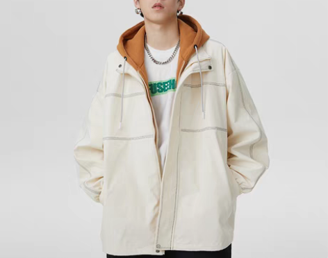 转卖回力2022新款男士春秋季假两件连帽潮...