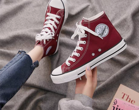 转卖回力女鞋高帮帆布鞋女夏款2022新款夏...