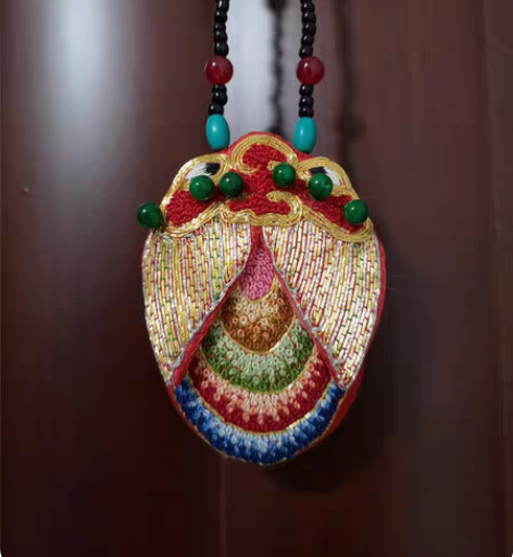 包邮老绣项链 非例外 非游子吟 “蝉”又名...