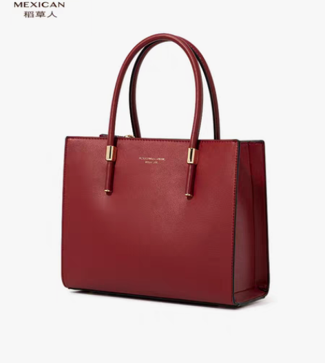 转卖【狂欢价】稻草人女包红色新娘结婚小包包...