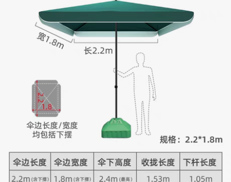 转卖户外遮阳伞庭院伞大号摆地摊雨伞大伞摆摊...