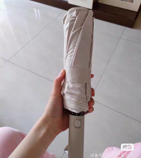 全新 未使用！12骨全自动黑胶雨伞太阳伞，...