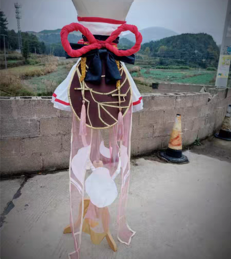 不知火舞绯月行cos 前面没拍好，拍完了才...