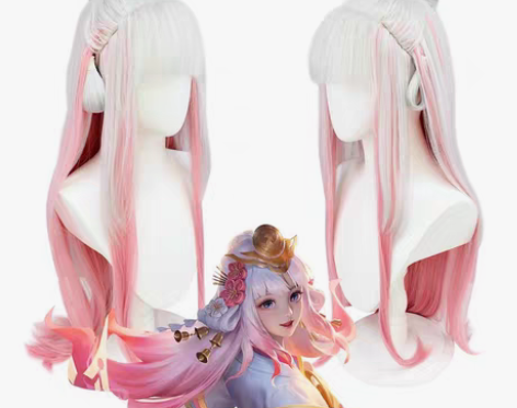 包邮王者新皮肤娜可露露前尘镜cos假发 分...