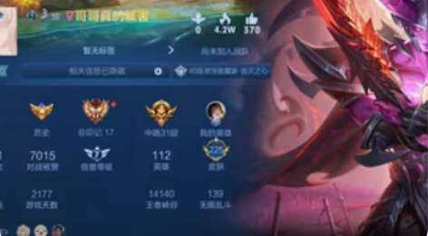 ID：哥哥真的腻害（可搜id看皮肤，qq手...