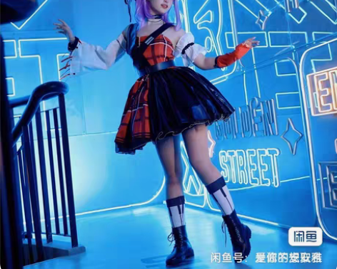 包邮王者荣耀小乔音你心动cos 大全套，l...