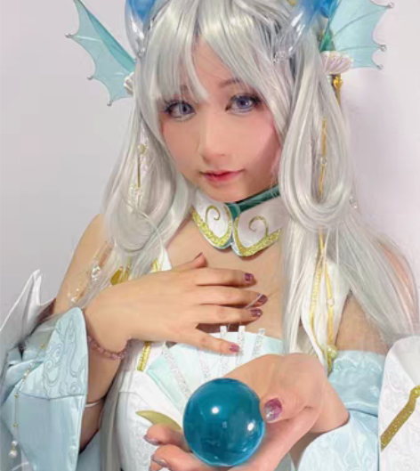 包邮西施游龙清影大全套 服装＋假发＋龙角＋...