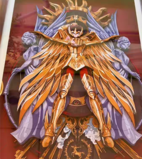 包邮黄金圣斗士 射手座 3D画 立体画 手...