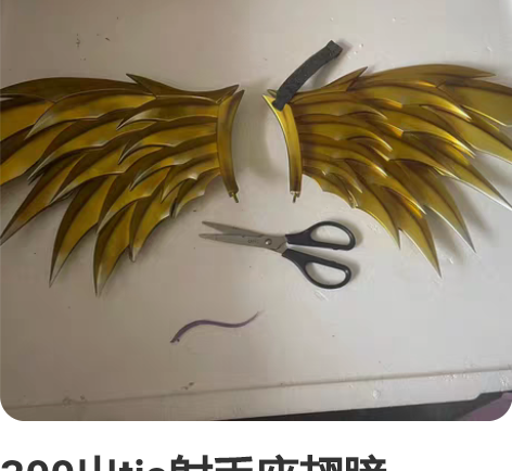 300出tja射手座翅膀一对，lc黄金圣斗...