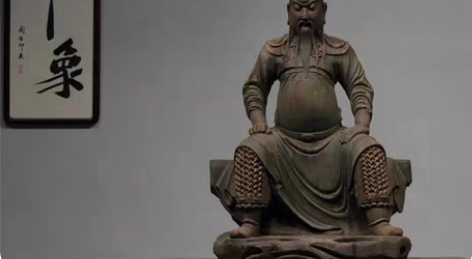 武圣 关公 尺寸高90宽60厚38 材质楠...