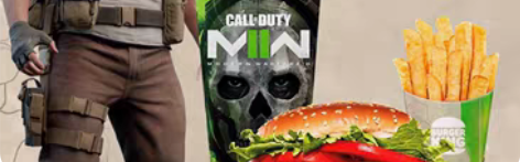 包邮COD19 战区2 汉堡王联动皮肤C...