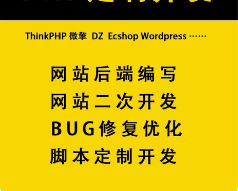 php定制开发，软件安装，bug修复，随时...