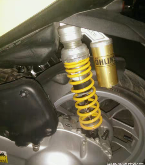 比亚乔踏板改装欧林斯后减震雅马哈巧格踏板改...