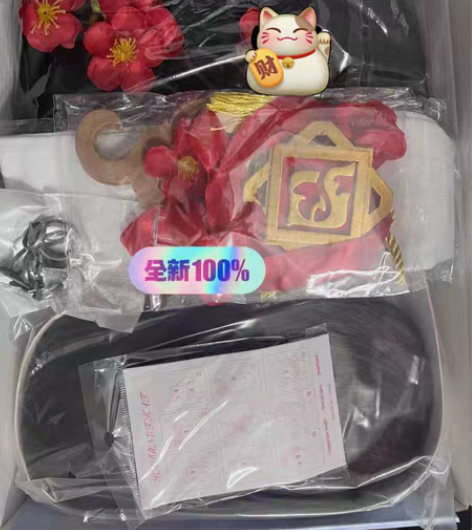 包邮原神胡桃cos服衣服假发全套，有所有配...