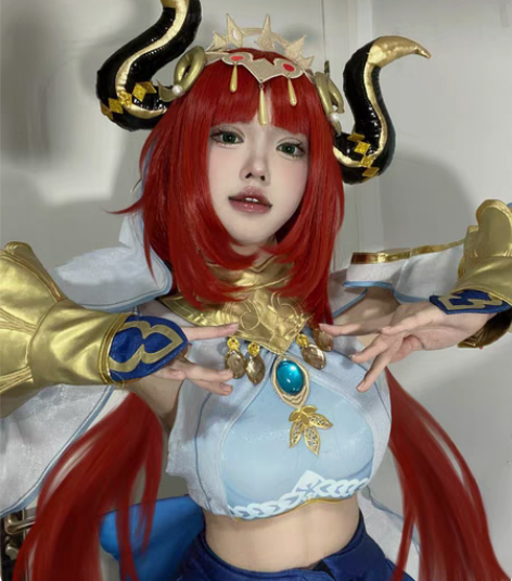 原神妮露江南喵次家cos服M码 有鞋大全套...