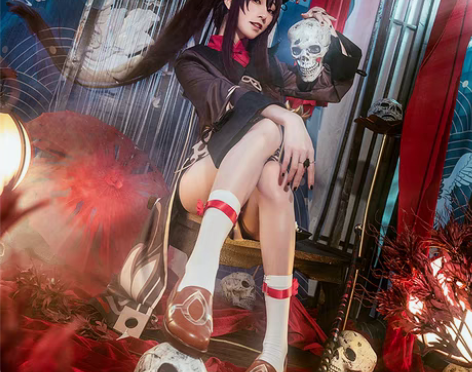 转卖出租漫骨现货原神cos服胡桃cos游戏...