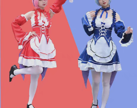 包邮蕾姆cos服拉姆雷姆恶魔女仆装从零开始...