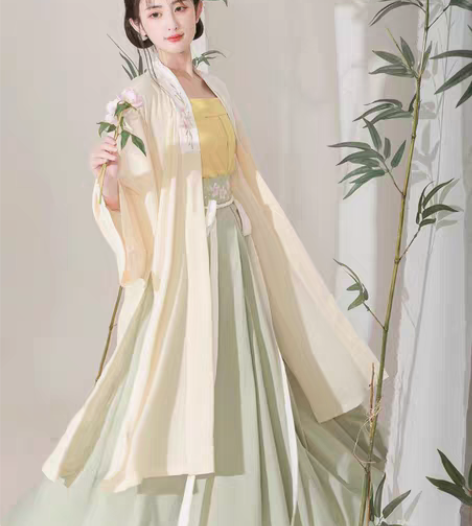 转卖东月棠【清风笺】原创宋制汉服三件套秋冬...
