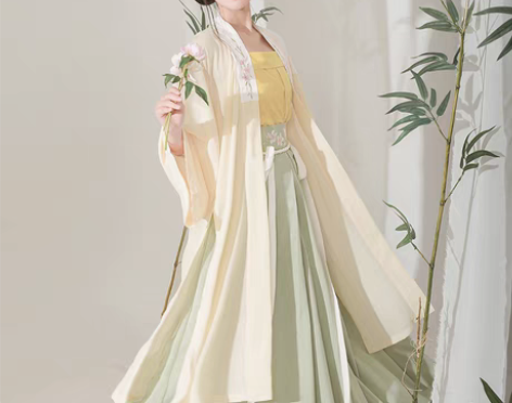 转卖东月棠【清风笺】 原创宋制汉服三件套春...