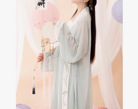 转卖原创一支妍长褙子宋裤宋制三件套夏汉服现...