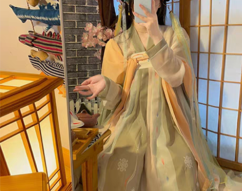 包邮【汉服】花小衣原创汉服女【烛绣颜】唐制...