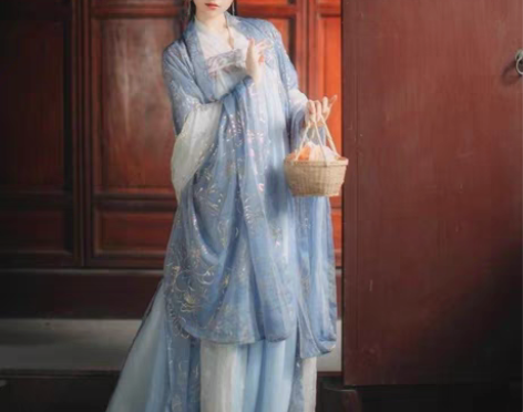 包邮【新品】新款汉服女古装衣服云梦泽烫金大...