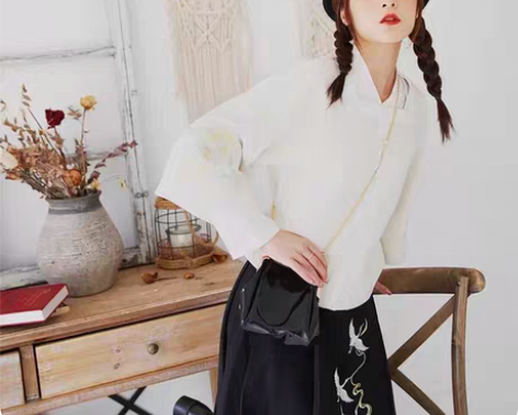 包邮徐娇织羽集【羽仙歌】汉元素套装女复古原...