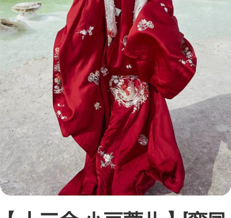 【十三余 小豆蔻儿】[鸾凤和鸣] 长袄刺绣...