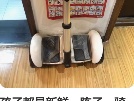 孩子都是新鲜一阵子,骑了几次,在家放了两年...