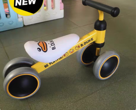 包邮全新包邮 小黄鸭平衡车儿童平衡车乐的同...