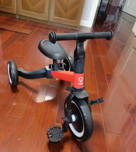 全新Hape儿童三合一平衡车，滑行脚踏滑步...