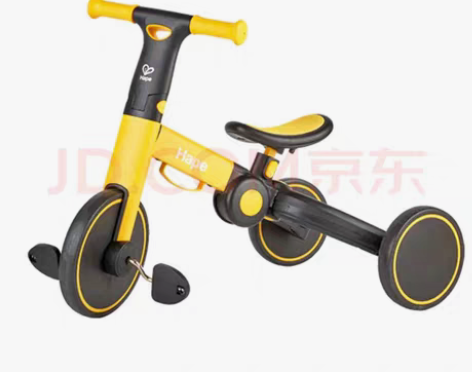 包邮德国hape 平衡车 儿童玩具二合一可...