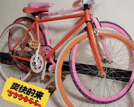 超漂亮的炫彩自行车，全新未用(橙色已出，还...