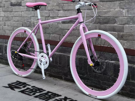 转卖变速死飞自行车男女款学生单车活飞手刹公...