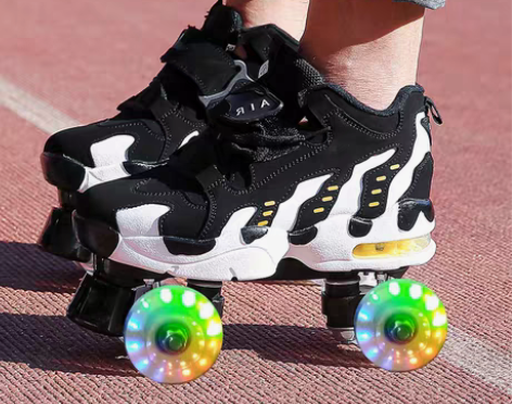 转卖新款成人双排溜冰鞋儿童四轮滑鞋成年男女...