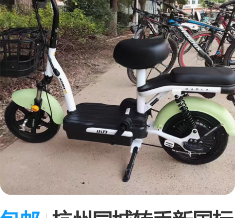 包邮杭州同城转手新国标二手电动车，黄牌都上...