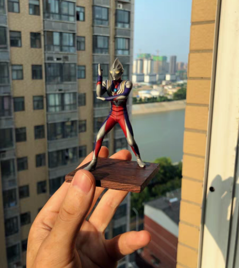 包邮hg 9cm扭蛋 迪迦奥特曼 白模上色...