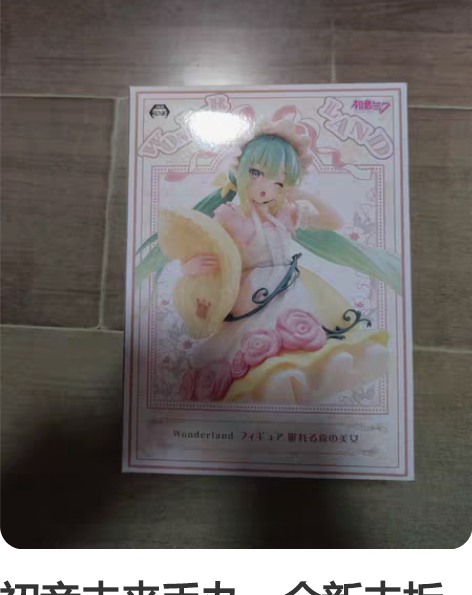 初音未来手办，全新未拆封，里面的商品包装完...